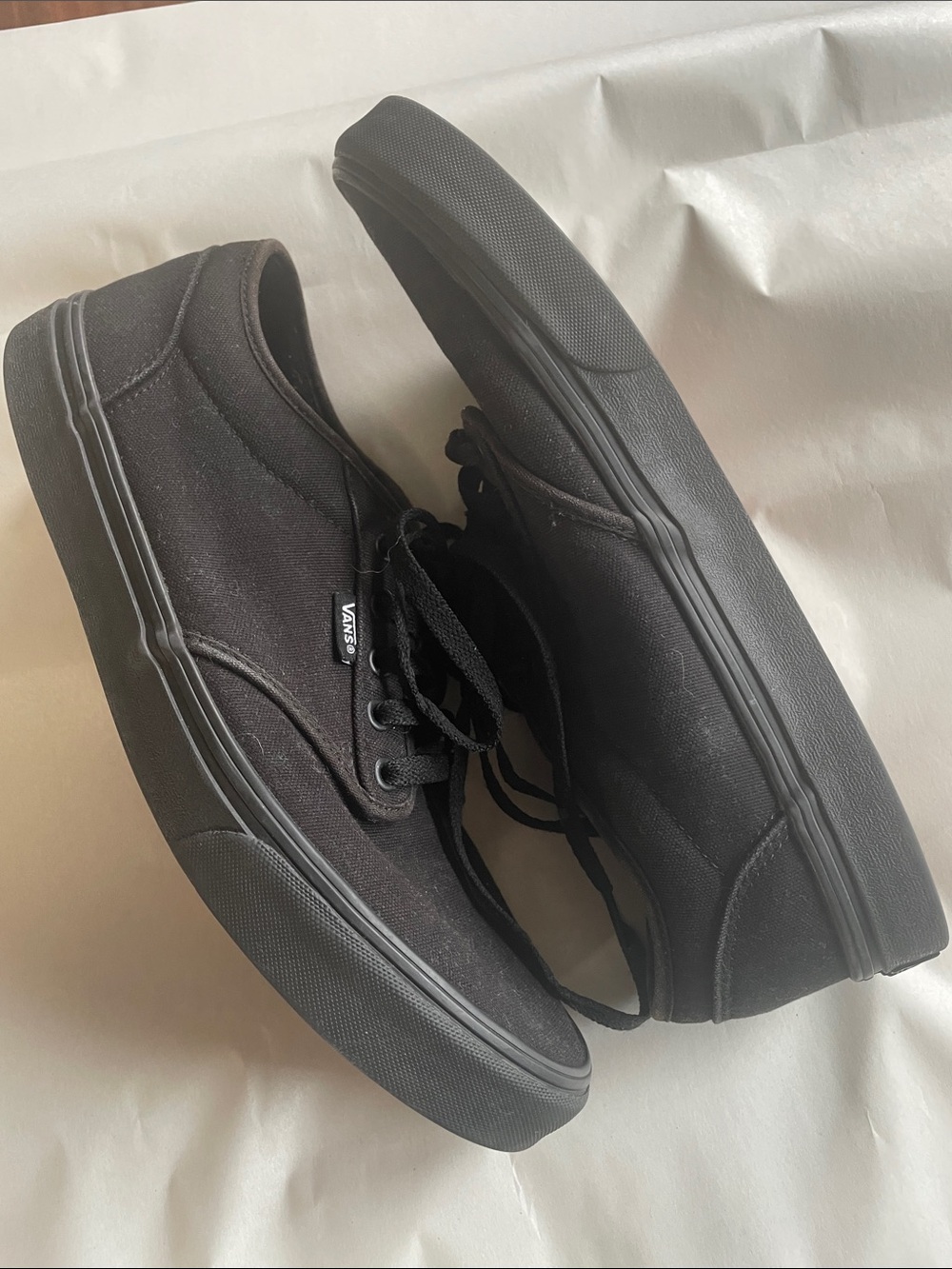 Vans Men's Black Sneakers. Good Condition. Size 11.5.